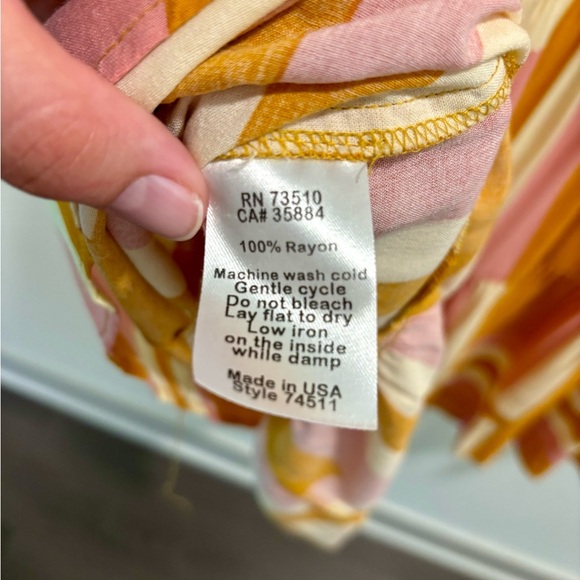 Geo Tiered Dress from Uncle Frank, size S/M - Picture 8 of 8